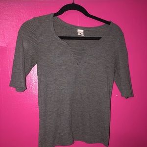 Tight gray Empyre shirt